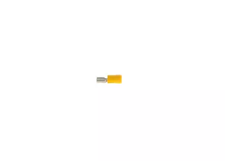 Abikoliitin, naaras, keltainen 6,3mm - Auton johtoliittimet sis. lattaliittimet - 607 - 1